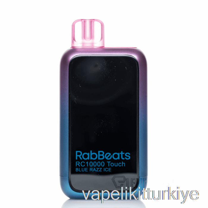 Vape Elektronik Sigara Rabbeats Rc10000 Dokunmatik Tek Kullanımlık Mavi Razz Buz